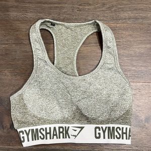 Gymshark Seamless Sports Bra Heathered Olive